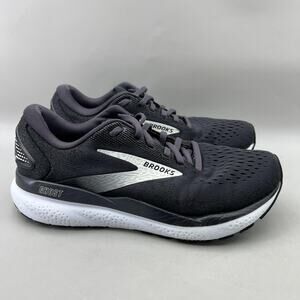 Brooks Ghost 16 Running Shoes Women Size 8 B Black Mesh Comfort Cushion Sneakers